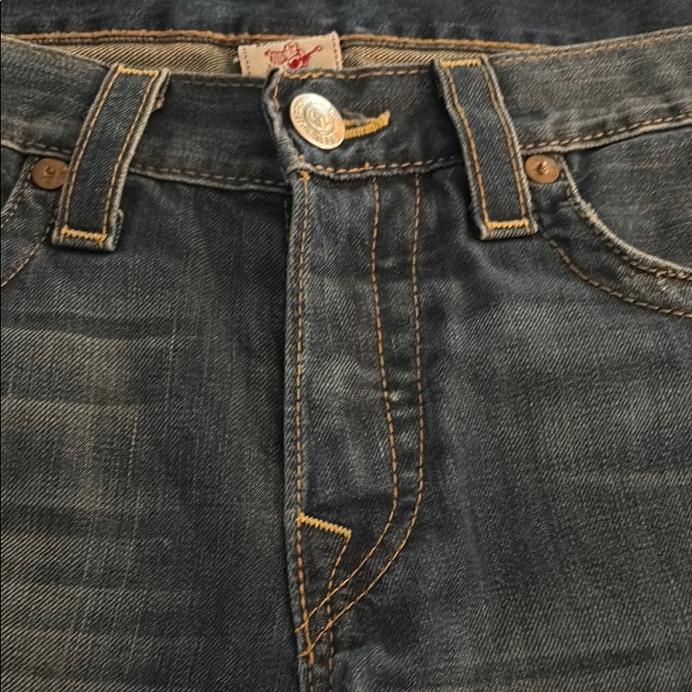 True Religion Blue Jean Shorts - Picture 8 of 11
